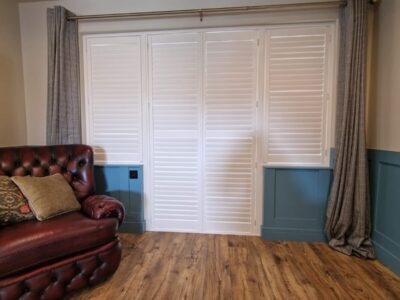 Perfect Fit blinds installed in uPVC windows by JV Blinds