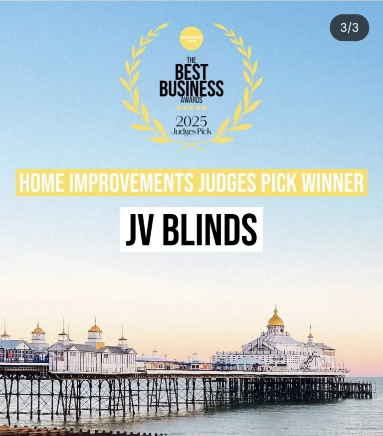 JV Blinds Wins Home Improvements Judges Pick at the Best Business Awards 2025